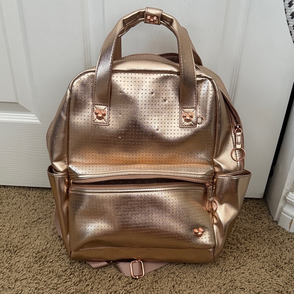 Mickey Mouse Icon Flair Backpack - Rose Gold
